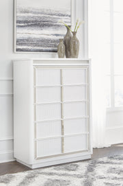 Chalanna White Upholstered Panel Storage Bedroom Set - DMV FurnitureBedroom Set