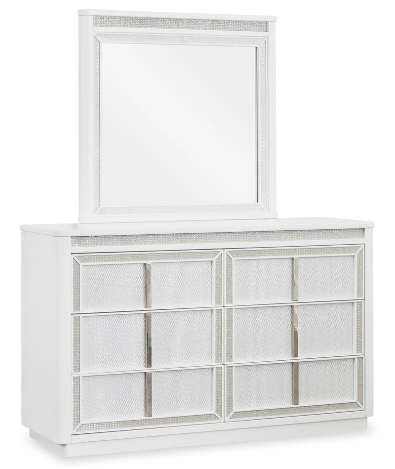 Chalanna White Upholstered Panel Storage Bedroom Set - DMV FurnitureBedroom Set