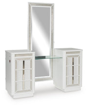 Chalanna White Vanity with Mirror - B822B7