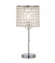 Chandelier Chrome 19" Table Lamp - 6213T-CH-1 - DMV Furniture