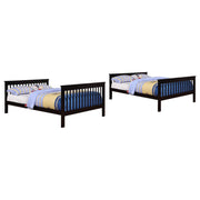 Chapman Wood Full Over Full Bunk Bed Black - 460359