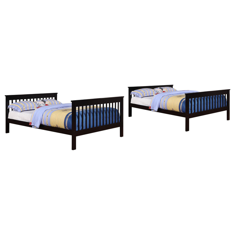 Chapman Wood Full Over Full Bunk Bed Black - 460359