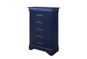 Charlie Blue Chest With Led - DMV FurnitureChest