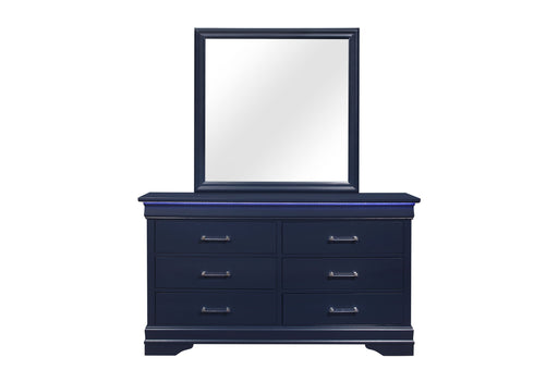 Charlie Blue Mirror - CHARLIE-BLUE-MR - DMV Furniture
