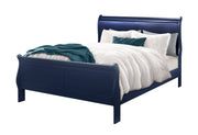Charlie Blue Queen Bed Group With Led - DMV FurnitureBedroom Set