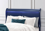 Charlie Blue Queen Bed Group With Led - DMV FurnitureBedroom Set