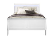 Charlie White Full Bed Group With Led - DMV FurnitureYouth Bedroom Set