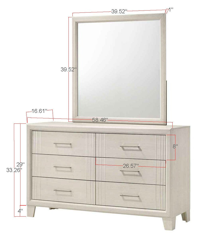 Charlie White Panel Bedroom Set - DMV FurnitureBedroom Set