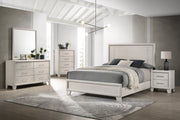 Charlie White Queen Panel Bed - DMV FurnitureQueen Bed