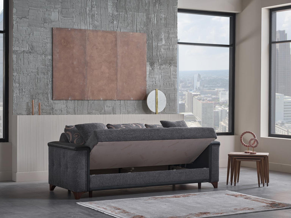 Charlotte Beatto Anthracite Living Room Set