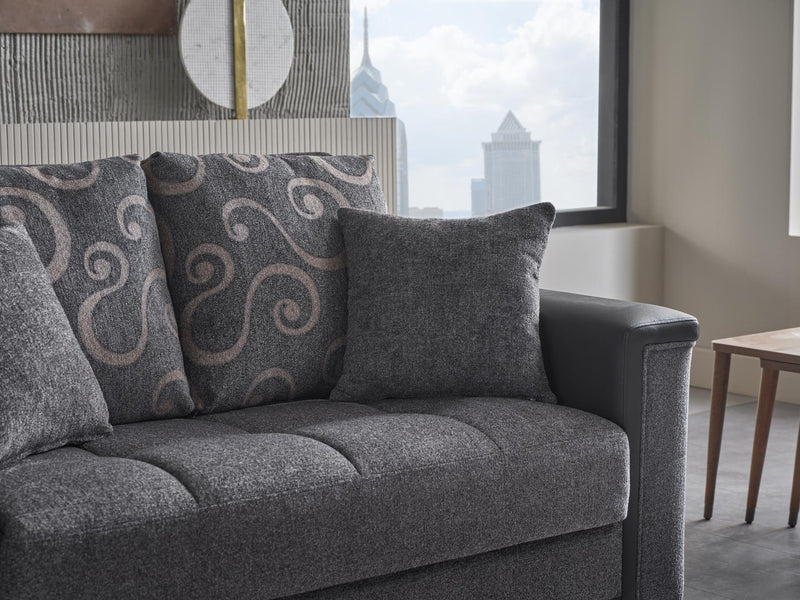 Charlotte Beatto Anthracite Living Room Set