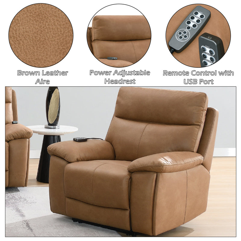 Chavis Power Motion Recliner w/USB & Power Headrest - LV05872