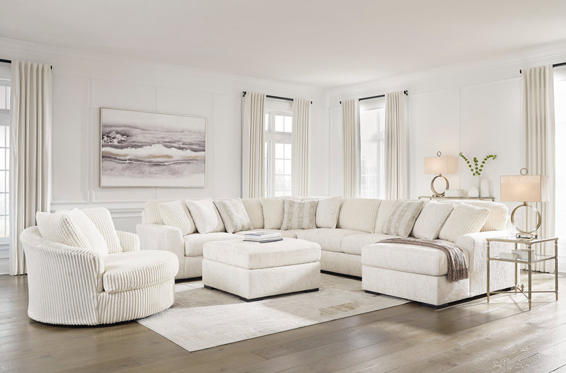 Chessington Ivory 4 - Piece RAF Chaise Sectional - DMV FurnitureSectional