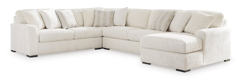 Chessington Ivory 4 - Piece RAF Chaise Sectional - DMV FurnitureSectional