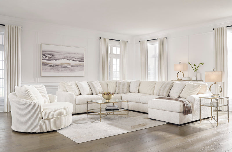 Chessington Ivory 4 - Piece RAF Chaise Sectional - DMV FurnitureSectional