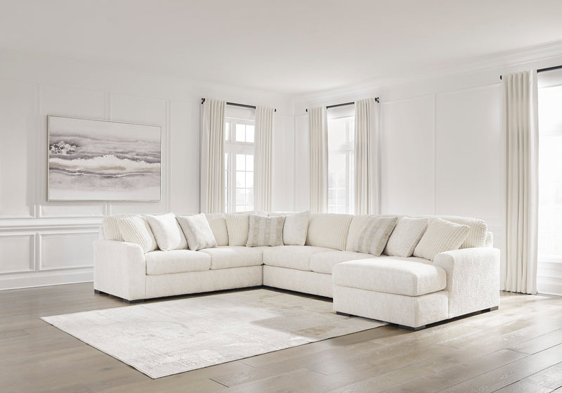 Chessington Ivory 4 - Piece RAF Chaise Sectional - DMV FurnitureSectional