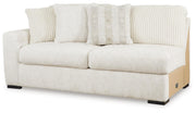 Chessington Ivory 4-Piece Sectional and Oversized Accent Ottoman - 61904U1