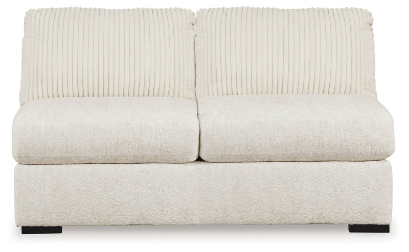 Chessington Ivory Armless Loveseat - 6190434