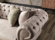 Chester Stationary Livingroom Sofa Cream in Cream - 101-CHE-H01-3