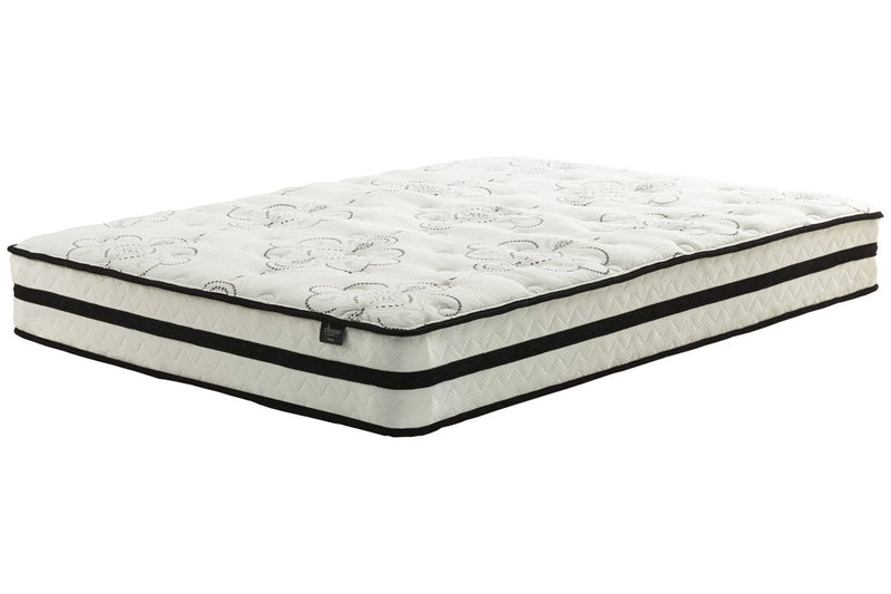 Chime 10 Inch Hybrid White Queen Mattress in a Box - DMV FurnitureQueen Mattress