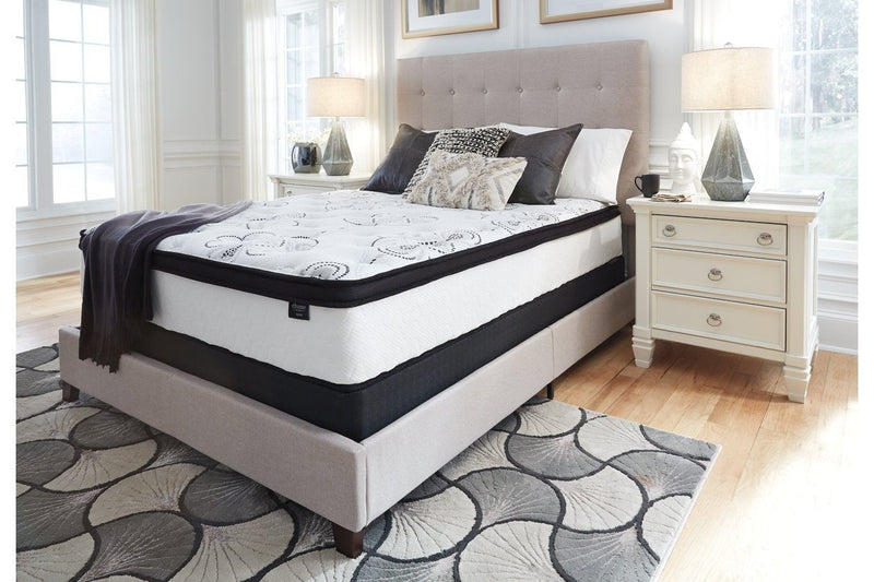 Chime 12 Inch Hybrid White Queen Mattress in a Box - DMV FurnitureQueen Mattress