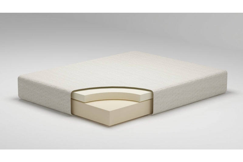 Chime 8 Inch Memory Foam White Twin Mattress in a Box - DMV FurnitureTwin Mattress