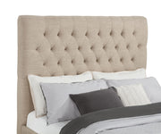 Chloe Upholstered Full Panel Bed Oatmeal - 300007F