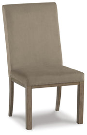 Chrestner Gray Dining Table and 6 Chairs - D983D5