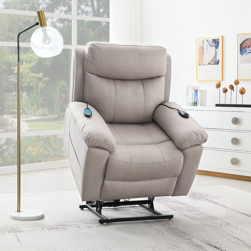 Chriki Power Recliner w/Lift & Heating & Massage - LV04272