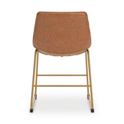 Ciabori Brown/Gold Dining Chair, Set of 2 - PCD373-02