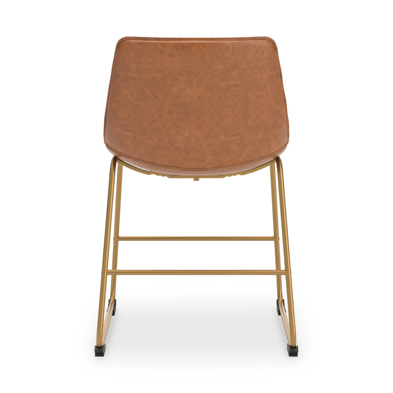 Ciabori Brown/Gold Dining Chair, Set of 2 - PCD373-02