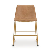 Ciabori Toast/Gold Dining Chair, Set of 2 - PCD373-03