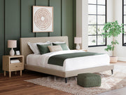 Cielden California King Upholstered Bed with Roll Slats, Chest and  Nightstand in Soft Gray - PKG022921