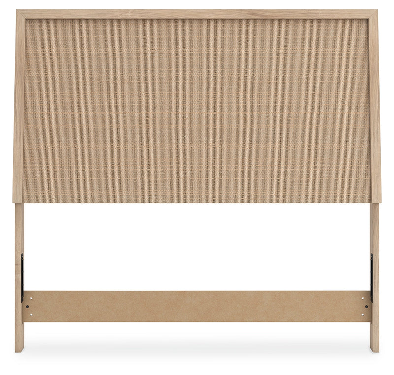 Cielden Full Panel Headboard with Dresser and Nightstand in Two-tone - PKG020444