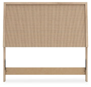 Cielden Full Upholstered Panel Bed with Dresser in Two-tone - PKG018691