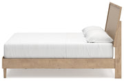 Cielden King Panel Bed with Dresser and Nightstand in Two-tone - PKG020445