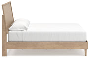 Cielden King Panel Bed with Dresser and Nightstand in Two-tone - PKG020445