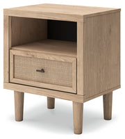 Cielden King Panel Bed with Dresser and Nightstand in Two-tone - PKG020445