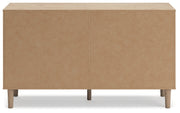 Cielden King Panel Headboard with Dresser in Two-tone - PKG018686