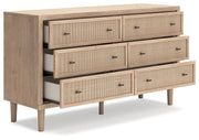 Cielden Queen Panel Bed with Dresser and 2 Nightstands in Two-tone - PKG018917