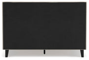 Cielden Queen Upholstered Bed with Roll Slats, Chest and  Nightstand in Soft Gray - PKG022905