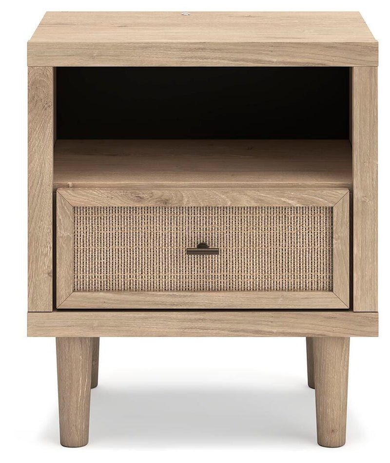 Cielden Two-tone Queen Upholstered Bed, Dresser and 2 Nightstands - B1199B20