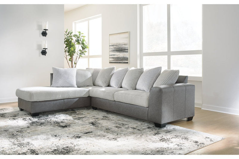 Clairette Court Alloy 2 - Piece Sectional with Chaise - DMV FurnitureSectional