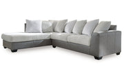 Clairette Court Alloy 2 - Piece Sectional with Chaise - DMV FurnitureSectional