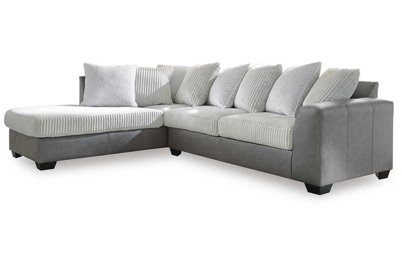 Clairette Court Alloy 2 - Piece Sectional with Chaise - DMV FurnitureSectional