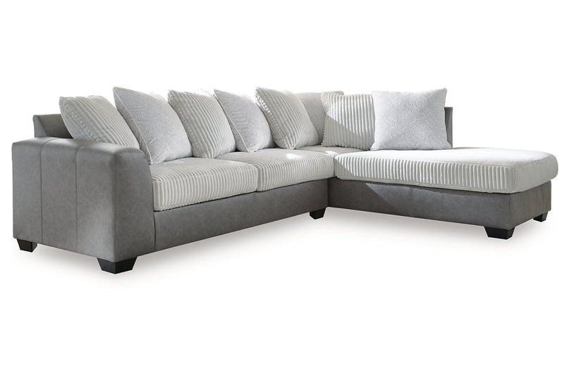 Clairette Court Alloy 2 - Piece Sectional with Chaise - DMV FurnitureSectional