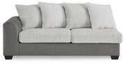 Clairette Court Alloy Left-Arm Facing Sofa - 3150366