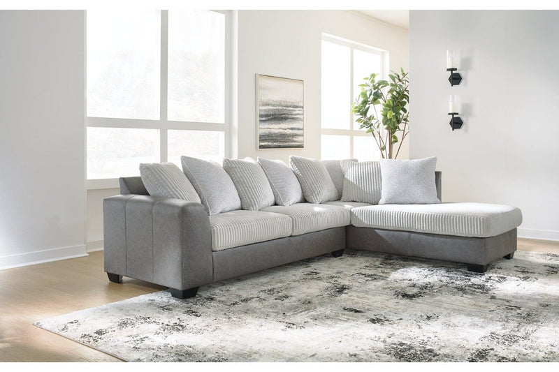 Clairette Court Alloy RAF Sectional - DMV FurnitureSectional