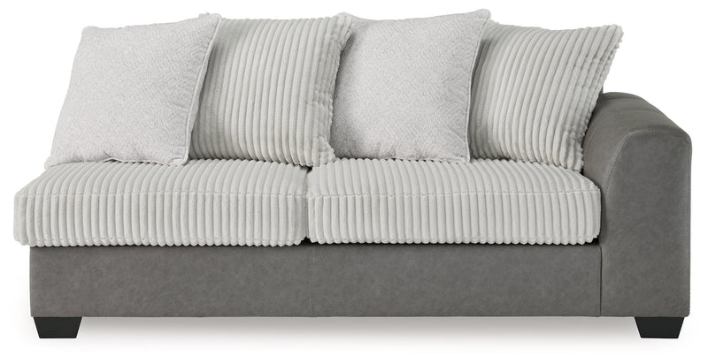 Clairette Court Alloy Right-Arm Facing Sofa - 3150367