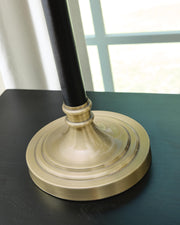 Clairwell Black/Gold Finish Desk Lamp - L734422